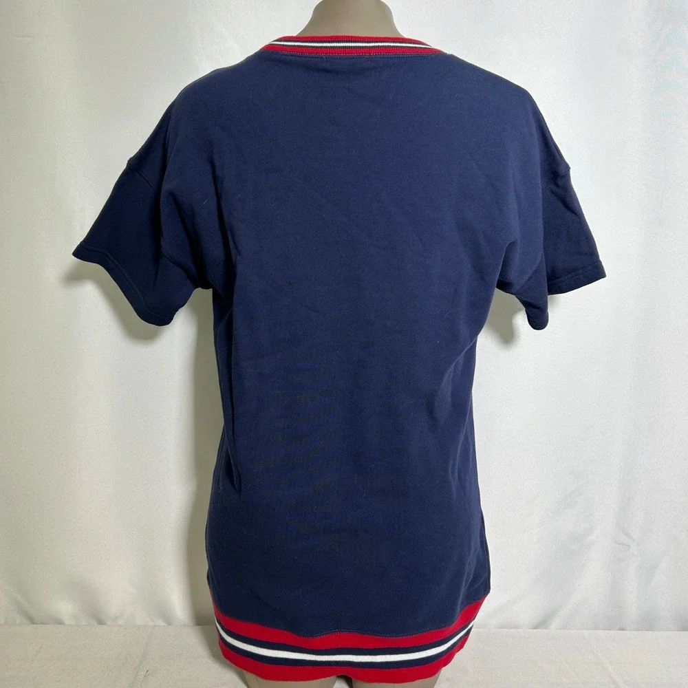 St Louis Cardinals MLB Mitchell & Ness Blue Cooperstown T-Shirt Women's SMALL